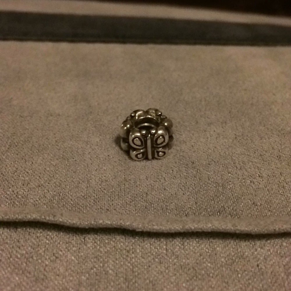 Silver PANDORA Charm Butterfly